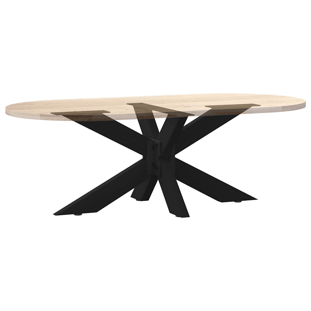 Salontafelpoot spider vorm 98x58x(42-43) cm staal zwart is nu te koop bij PeponiXL, paradijselijk wonen!