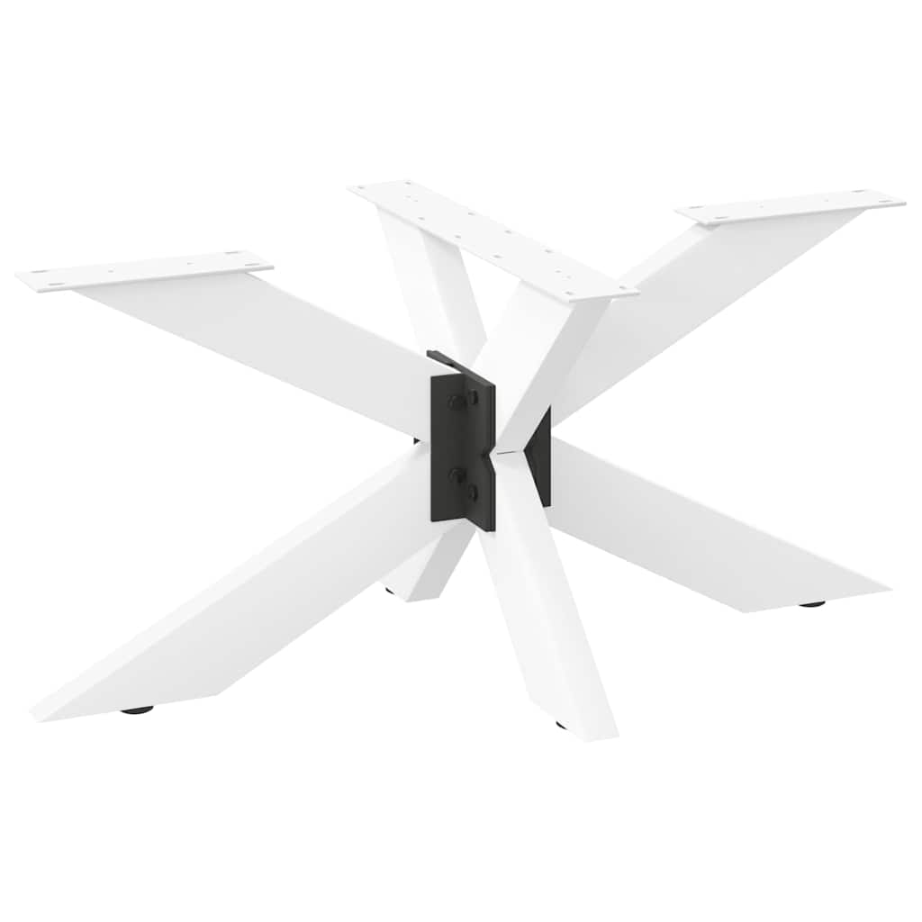 Salontafelpoot spider vorm 98x58x(42-43) cm staal wit is nu te koop bij PeponiXL, paradijselijk wonen!