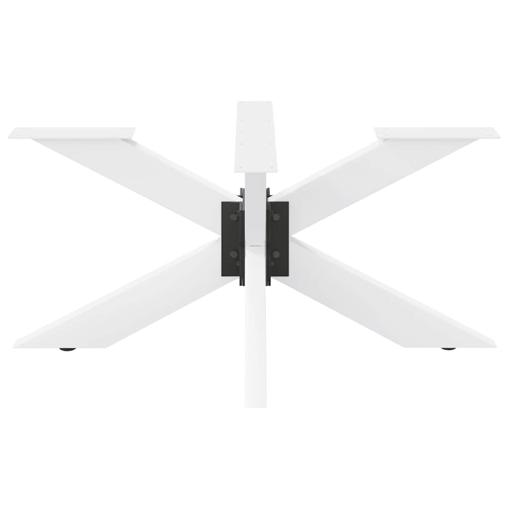 Salontafelpoot spider vorm 98x58x(42-43) cm staal wit is nu te koop bij PeponiXL, paradijselijk wonen!