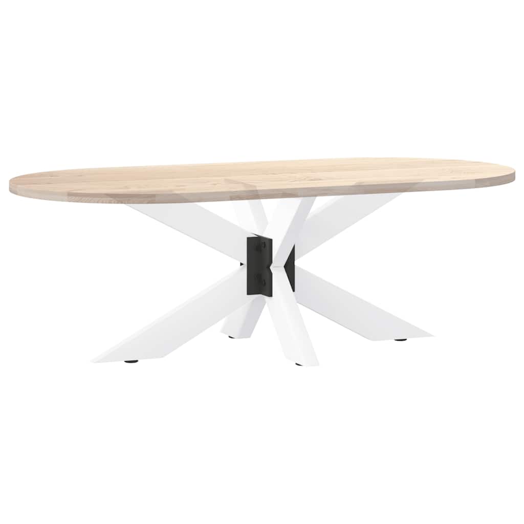 Salontafelpoot spider vorm 98x58x(42-43) cm staal wit is nu te koop bij PeponiXL, paradijselijk wonen!