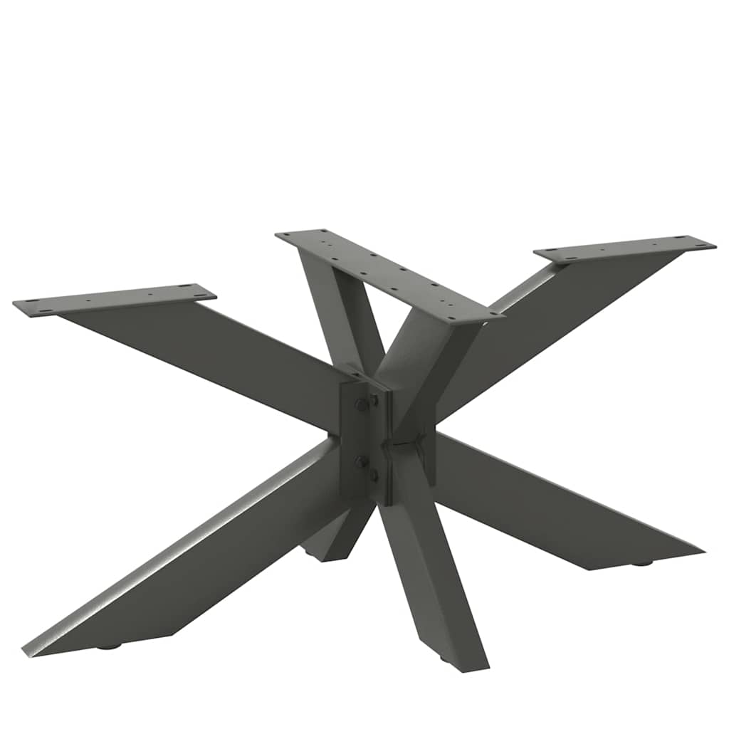 Salontafelpoot spider vorm 98x58x(42-43) cm staal antraciet is nu te koop bij PeponiXL, paradijselijk wonen!