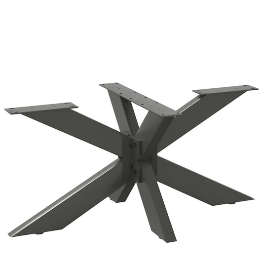 Salontafelpoot spider vorm 98x58x(42-43) cm staal antraciet is nu te koop bij PeponiXL, paradijselijk wonen!