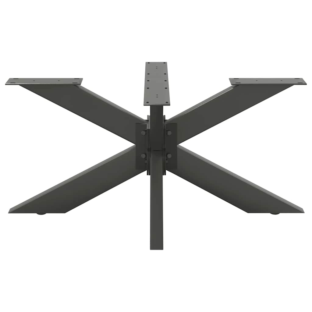 Salontafelpoot spider vorm 98x58x(42-43) cm staal antraciet is nu te koop bij PeponiXL, paradijselijk wonen!