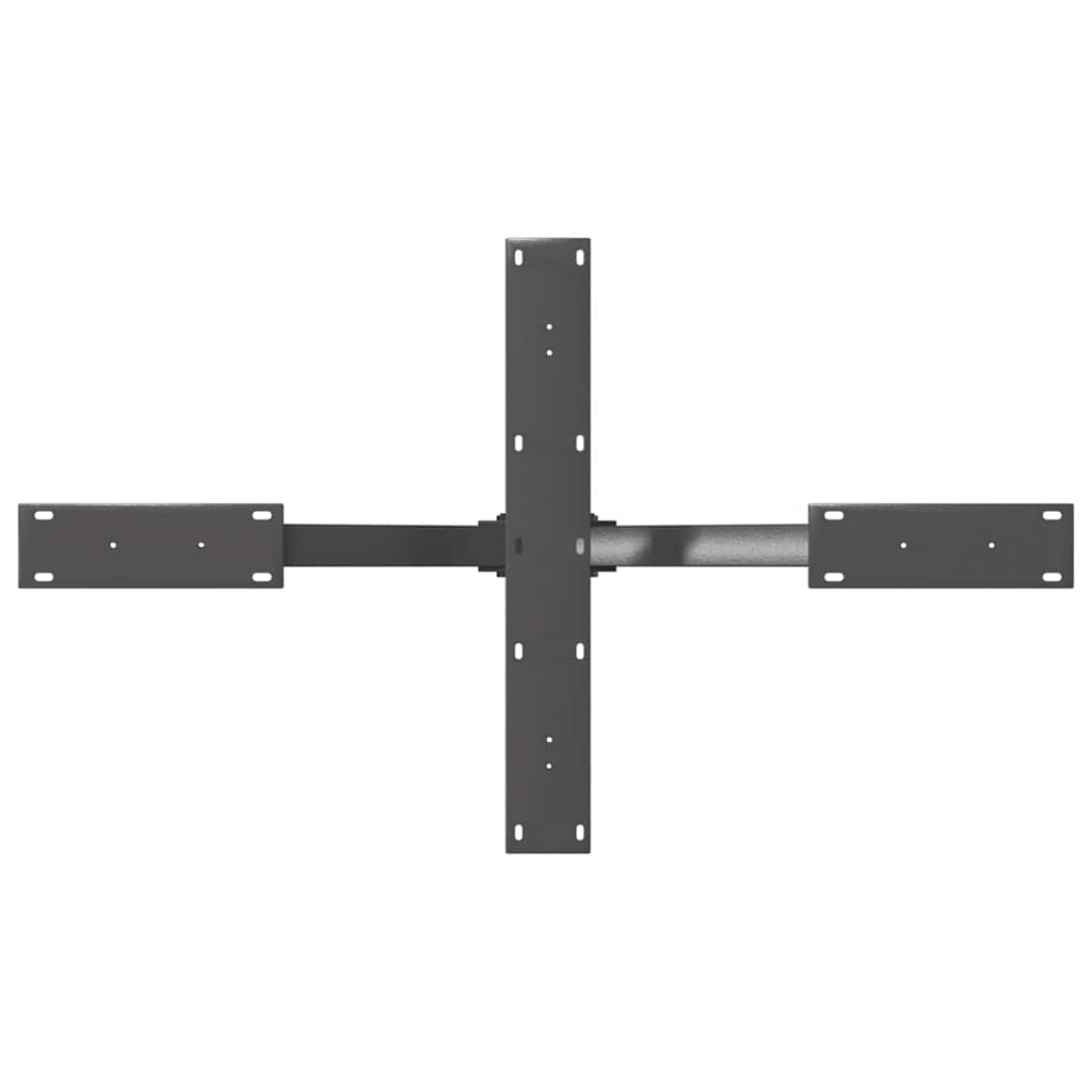 Salontafelpoot spider vorm 98x58x(42-43) cm staal antraciet is nu te koop bij PeponiXL, paradijselijk wonen!