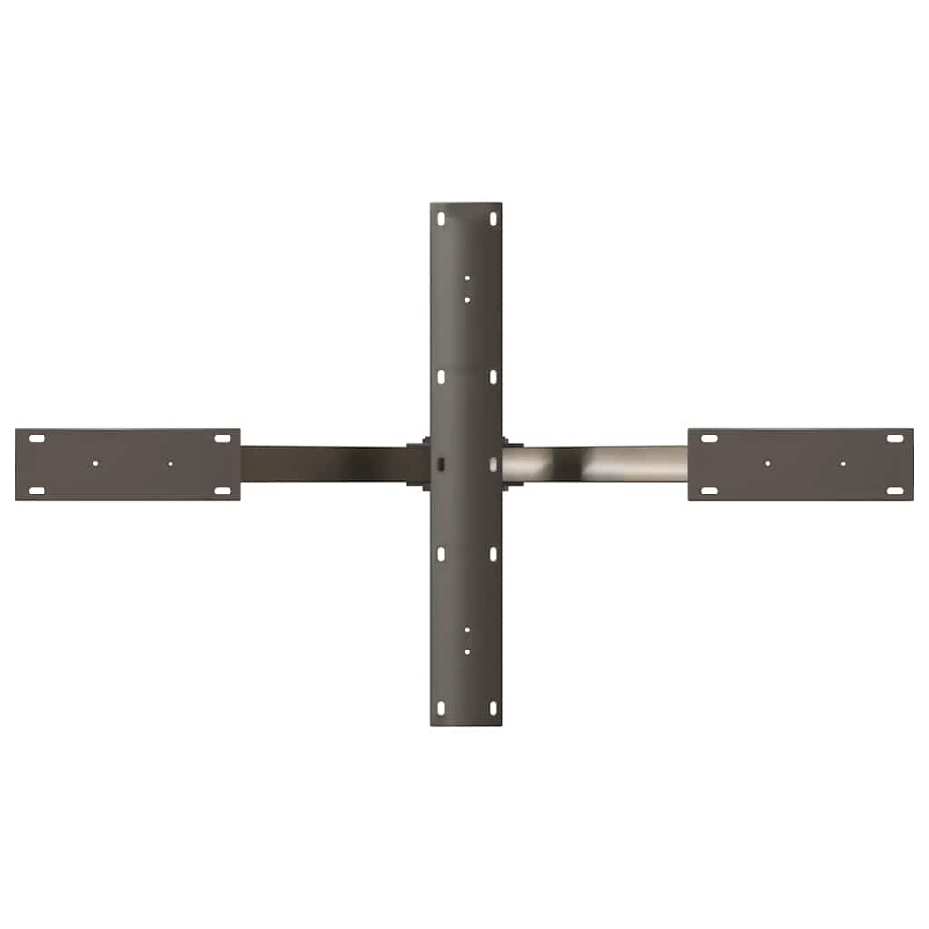 Salontafelpoot spider vorm 98x58x(42-43) cm staal naturel is nu te koop bij PeponiXL, paradijselijk wonen!