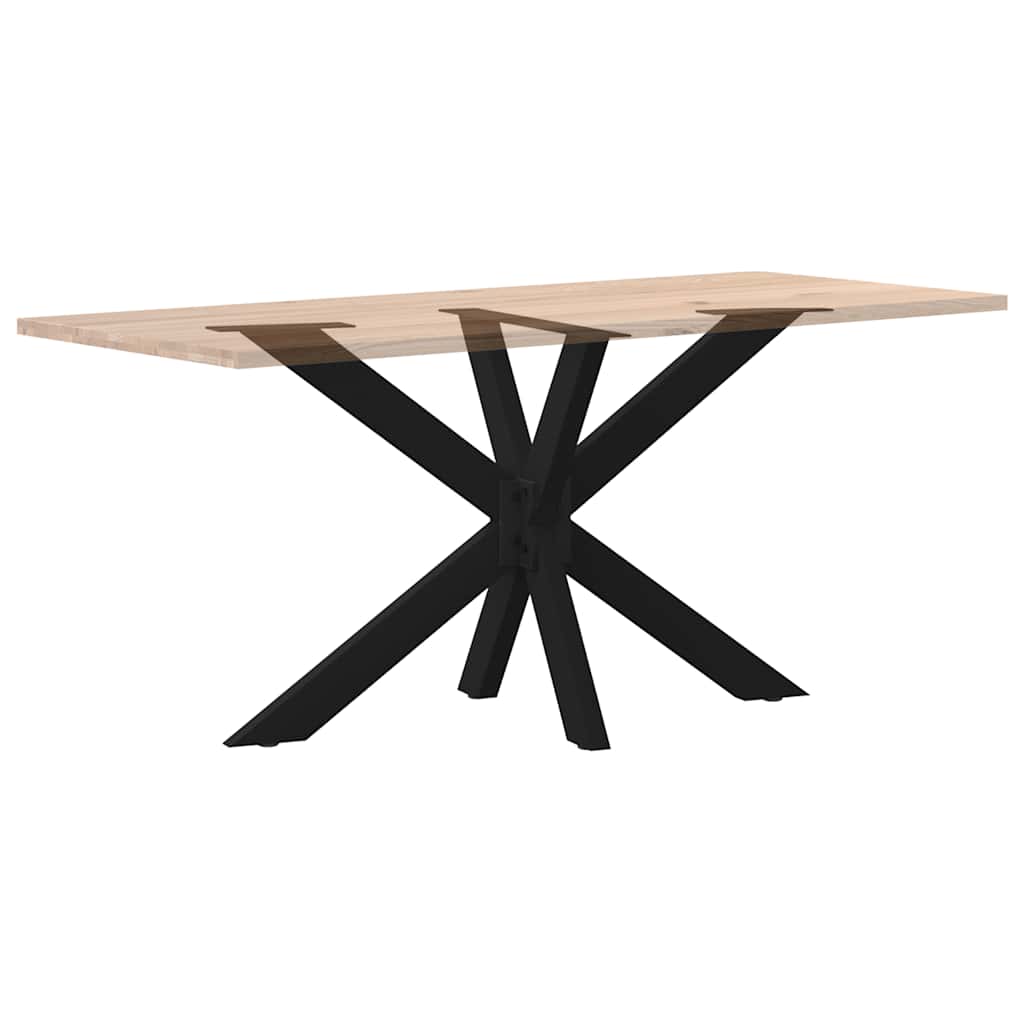 Eettafelpoot spider vorm 120x68x(72-73) cm staal zwart is nu te koop bij PeponiXL, paradijselijk wonen!