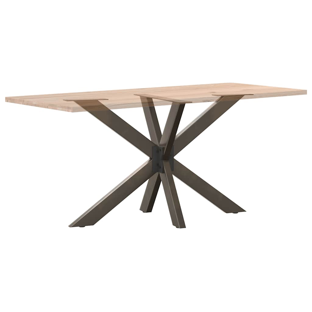 Eettafelpoot spider vorm 120x68x(72-73) cm staal naturel is nu te koop bij PeponiXL, paradijselijk wonen!