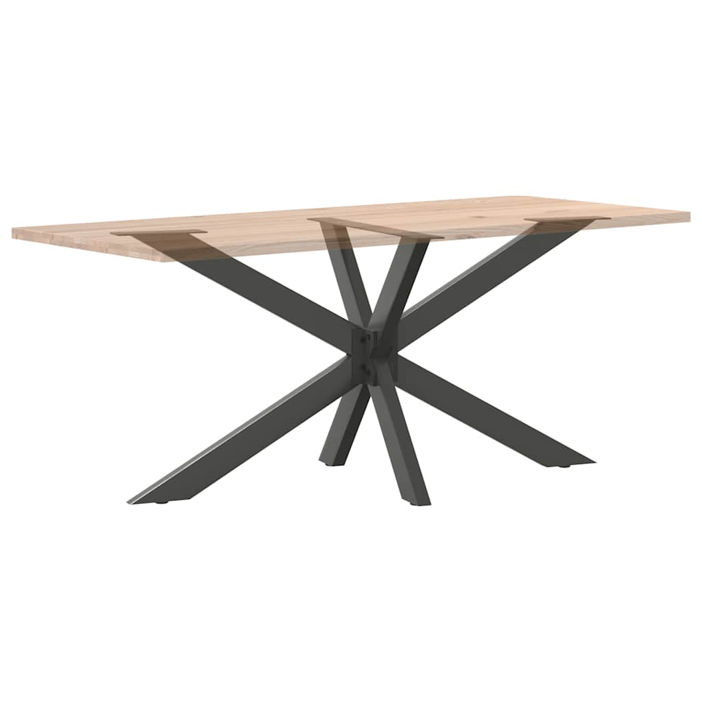 Eettafelpoot spider vorm 150x78x(72-73) cm staal antraciet is nu te koop bij PeponiXL, paradijselijk wonen!