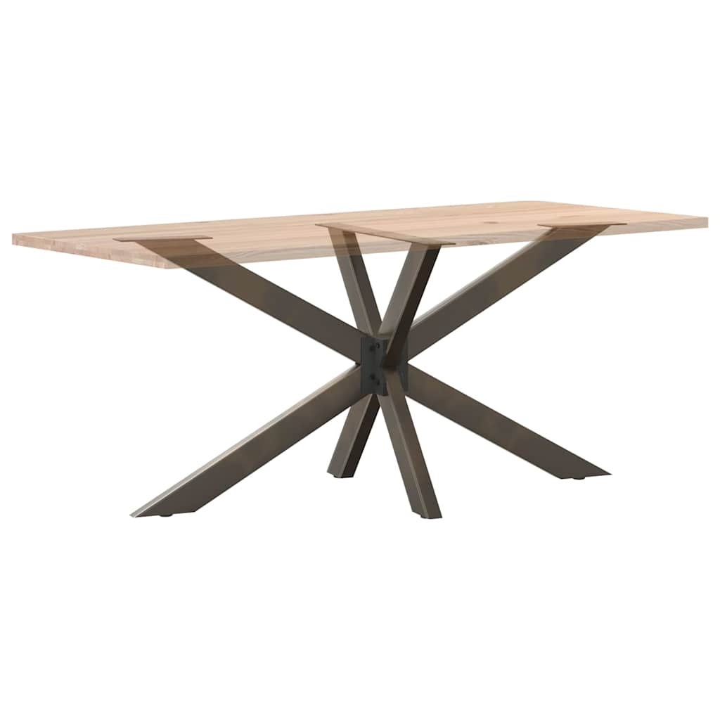 Eettafelpoot spider vorm 150x78x(72-73) cm staal naturel is nu te koop bij PeponiXL, paradijselijk wonen!