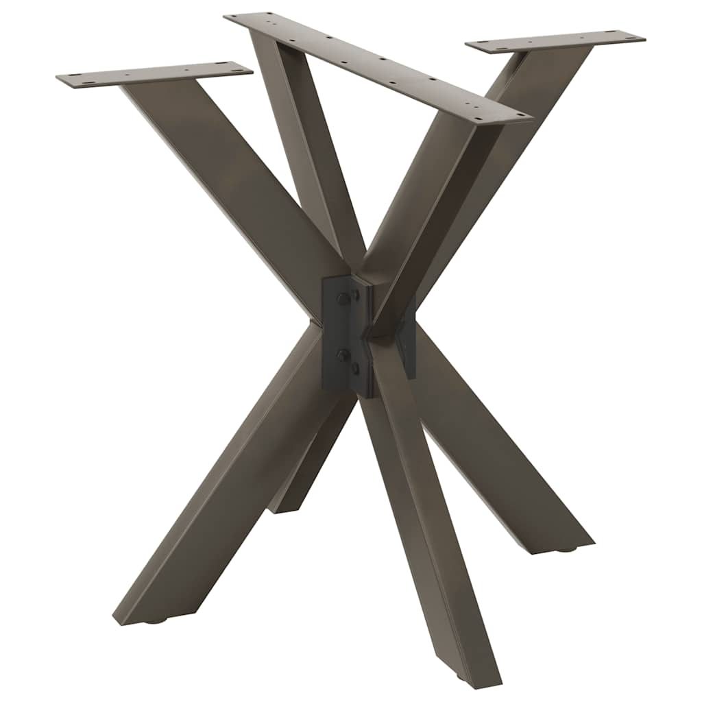 Eettafelpoot spider vorm 85x85x(72-73) cm staal naturel is nu te koop bij PeponiXL, paradijselijk wonen!