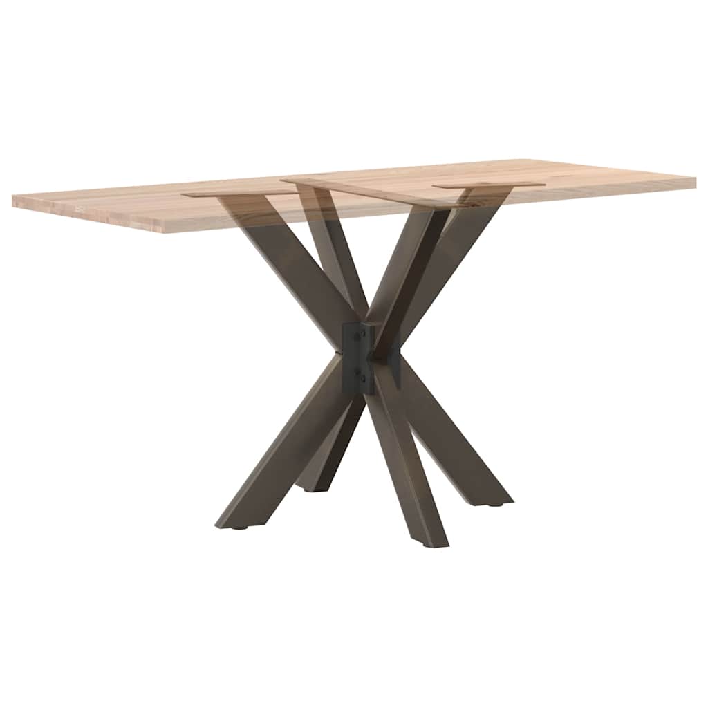 Eettafelpoot spider vorm 85x85x(72-73) cm staal naturel is nu te koop bij PeponiXL, paradijselijk wonen!