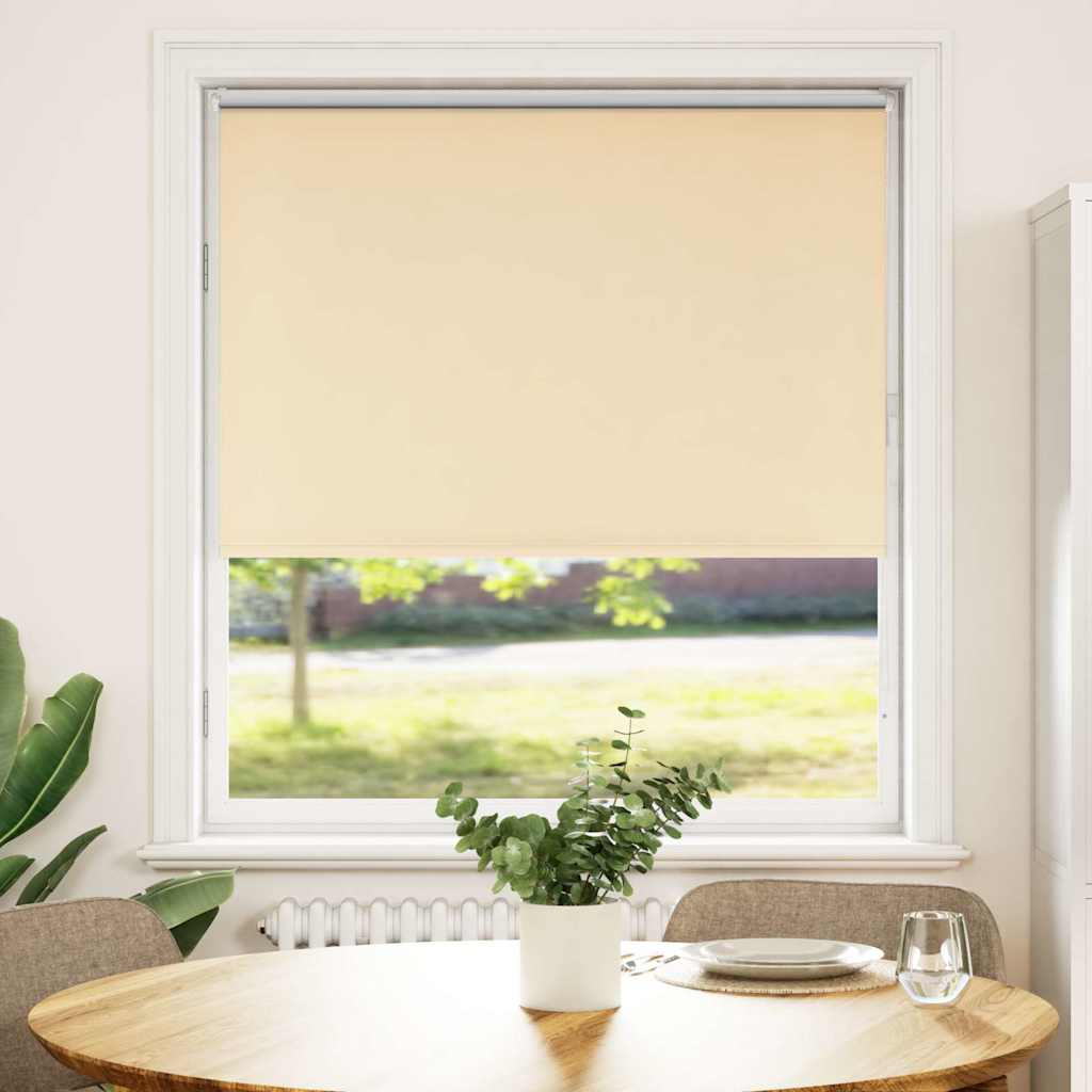 Rolgordijn verduisterend 110x130 cm stofbreedte 105,7 cm beige is nu te koop bij PeponiXL, paradijselijk wonen!
