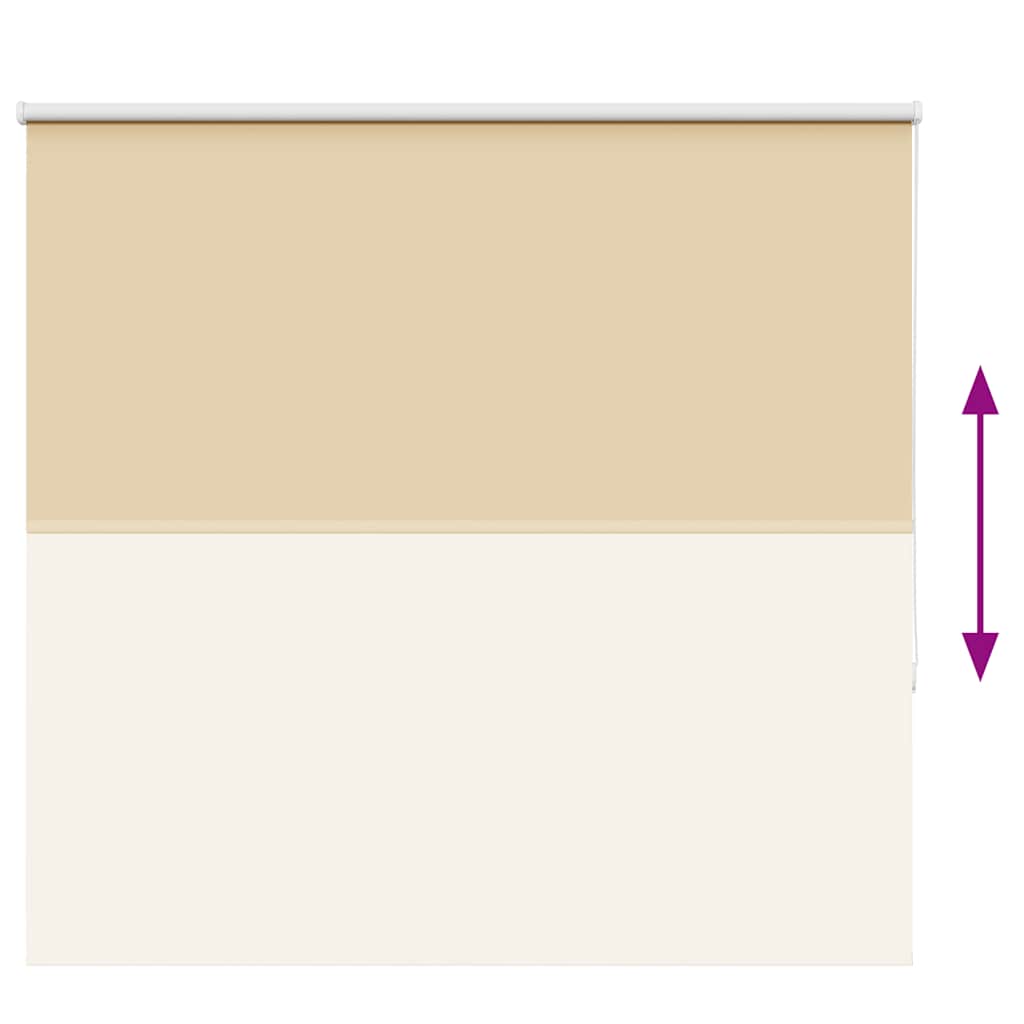 Rolgordijn verduisterend 150x130 cm stofbreedte 146,6 cm beige is nu te koop bij PeponiXL, paradijselijk wonen!