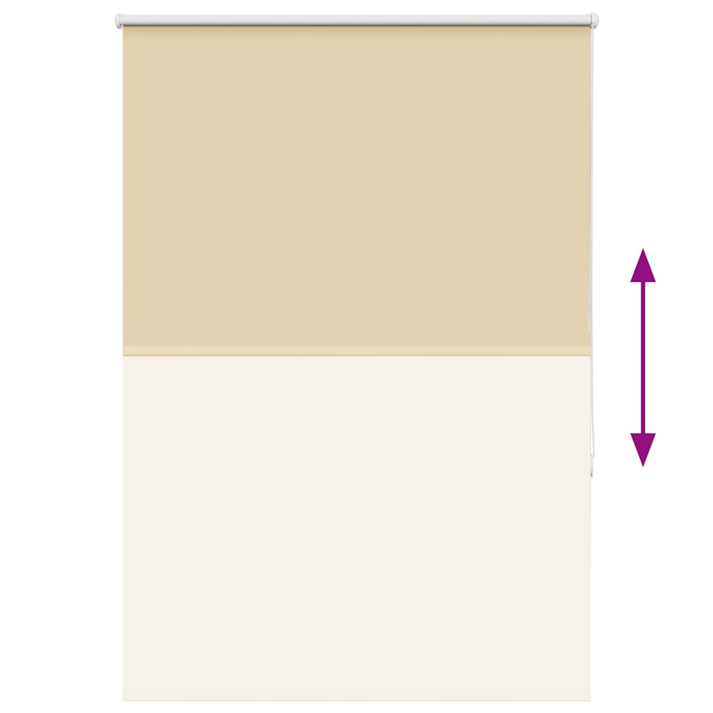 Rolgordijn verduisterend 110x150 cm stofbreedte 105,7 cm beige is nu te koop bij PeponiXL, paradijselijk wonen!