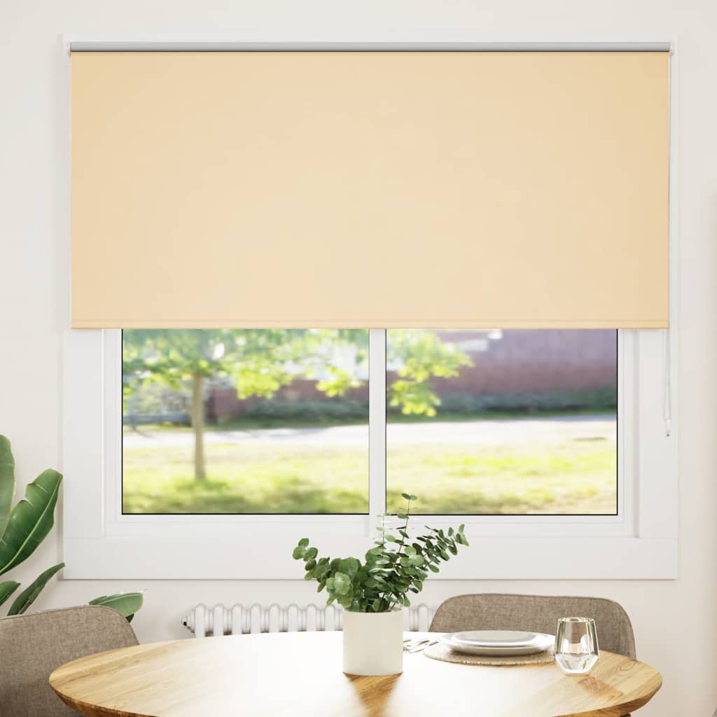 Rolgordijn verduisterend 160x150 cm stofbreedte 156,6 cm beige is nu te koop bij PeponiXL, paradijselijk wonen!