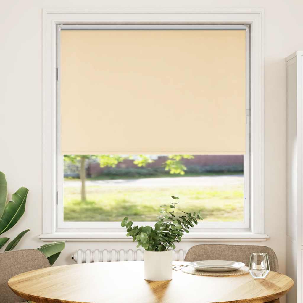 Rolgordijn verduisterend 115x175 cm stofbreedte 110,7 cm beige is nu te koop bij PeponiXL, paradijselijk wonen!