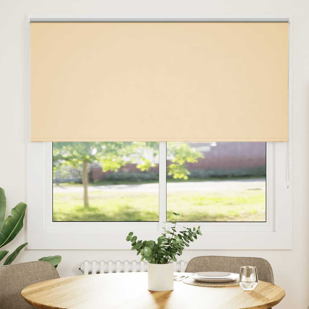 Rolgordijn verduisterend 160x175 cm stofbreedte 156,6 cm beige is nu te koop bij PeponiXL, paradijselijk wonen!