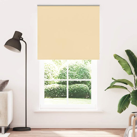 Rolgordijn verduisterend 130x210 cm stofbreedte 126,6 cm beige is nu te koop bij PeponiXL, paradijselijk wonen!