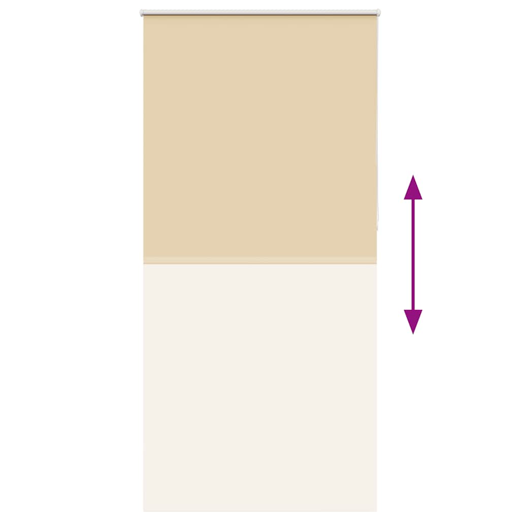 Rolgordijn verduisterend 110x230 cm stofbreedte 105,7 cm beige is nu te koop bij PeponiXL, paradijselijk wonen!