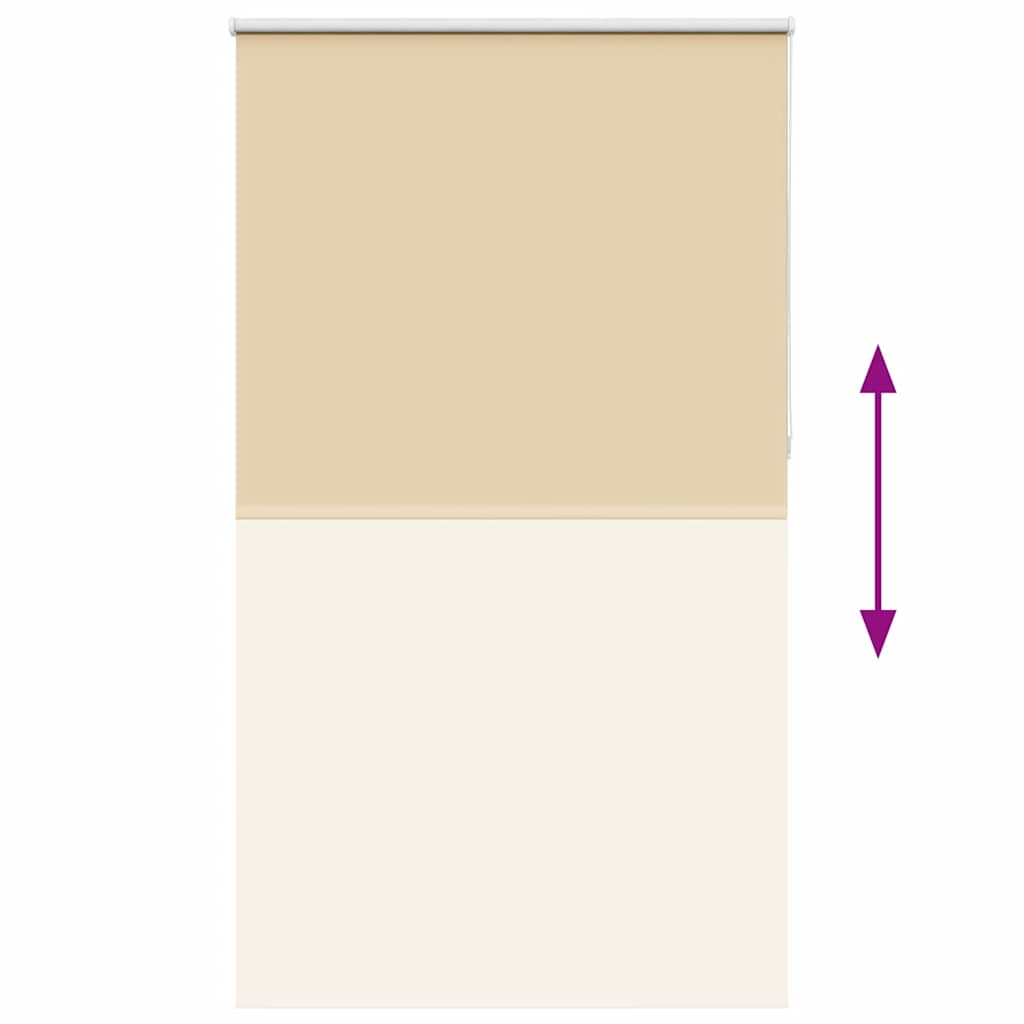 Rolgordijn verduisterend 130x230 cm stofbreedte 126,6 cm beige is nu te koop bij PeponiXL, paradijselijk wonen!