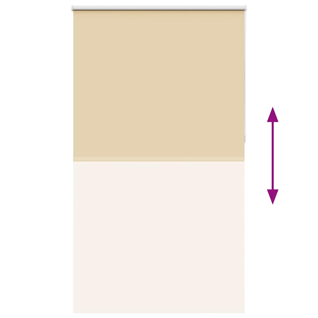 Rolgordijn verduisterend 140x230 cm stofbreedte 136,6 cm beige is nu te koop bij PeponiXL, paradijselijk wonen!