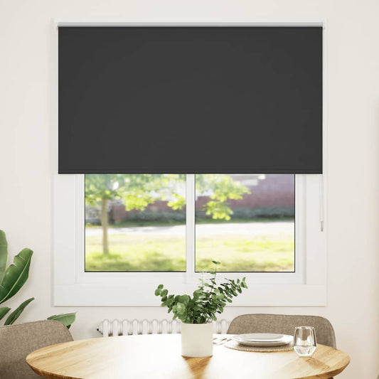 Rolgordijn verduisterend 140x150 cm stofbreedte 136,6 cm zwart is nu te koop bij PeponiXL, paradijselijk wonen!