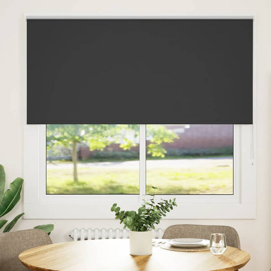 Rolgordijn verduisterend 150x150 cm stofbreedte 146,6 cm zwart is nu te koop bij PeponiXL, paradijselijk wonen!