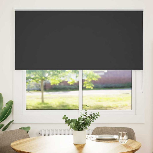 Rolgordijn verduisterend 165x150 cm stofbreedte 161,6 cm zwart is nu te koop bij PeponiXL, paradijselijk wonen!