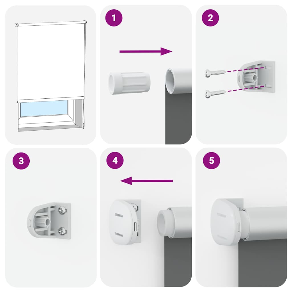 Rolgordijn verduisterend 50x175cm stofbreedte 45,7 cm polyester is nu te koop bij PeponiXL, paradijselijk wonen!