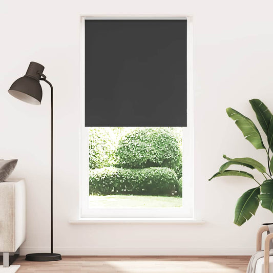 Rolgordijn verduisterend 115x230 cm stofbreedte 110,7 cm zwart is nu te koop bij PeponiXL, paradijselijk wonen!