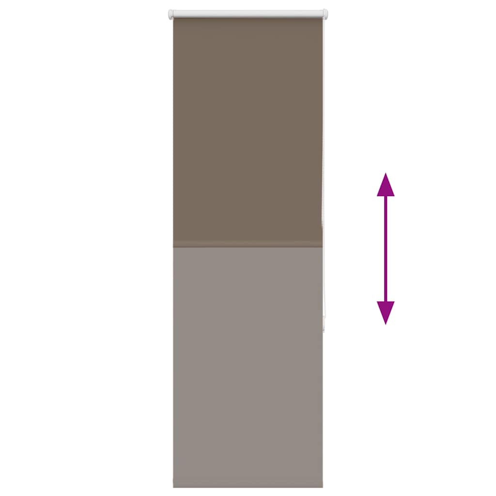Rolgordijn verduisterend koffie 40x130 cm stofbreedte 35,7 cm is nu te koop bij PeponiXL, paradijselijk wonen!