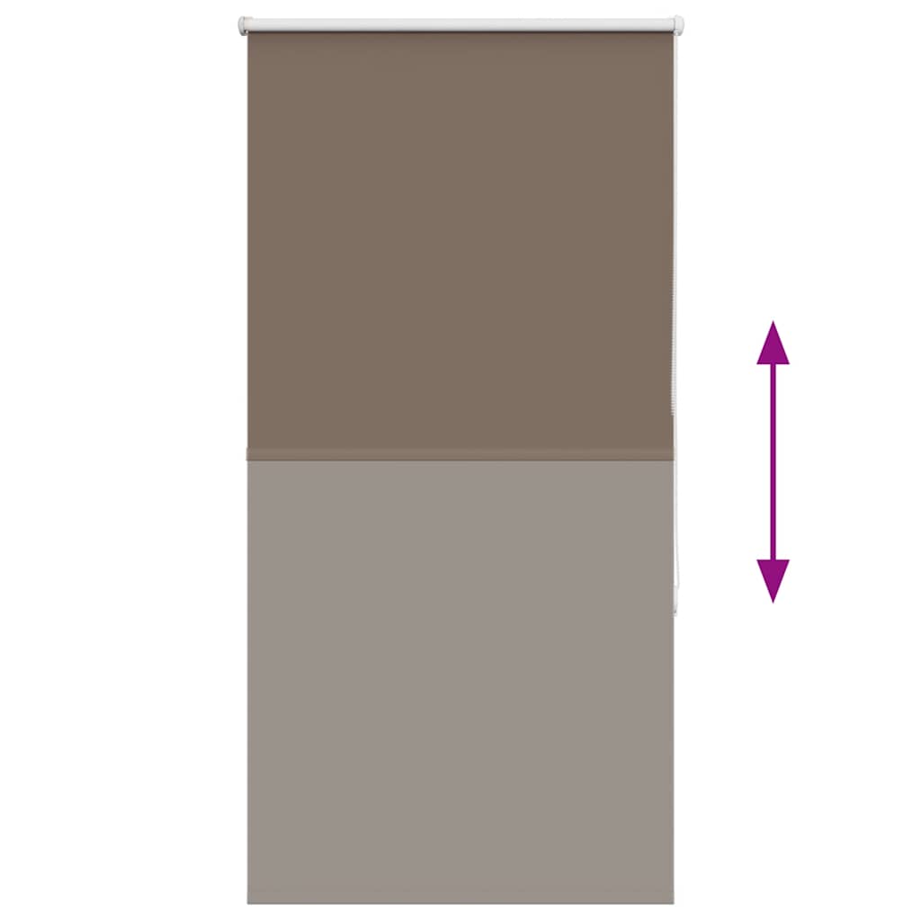 Rolgordijn verduisterend koffie 85x130 cm stofbreedte 80,7 cm is nu te koop bij PeponiXL, paradijselijk wonen!