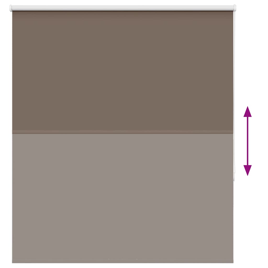 Rolgordijn verduisterend koffie 125x130 cm stofbreedte 121,6 cm is nu te koop bij PeponiXL, paradijselijk wonen!