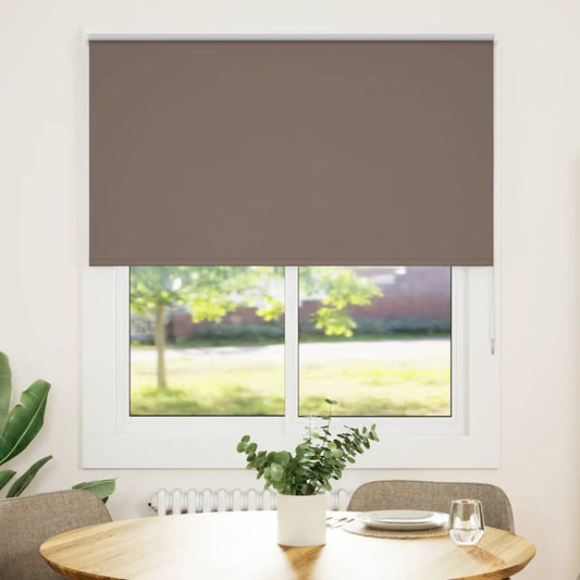 Rolgordijn verduisterend koffie 125x130 cm stofbreedte 121,6 cm is nu te koop bij PeponiXL, paradijselijk wonen!