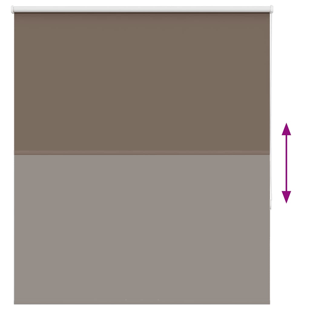 Rolgordijn verduisterend koffie 135x130 cm stofbreedte 131,6 cm is nu te koop bij PeponiXL, paradijselijk wonen!