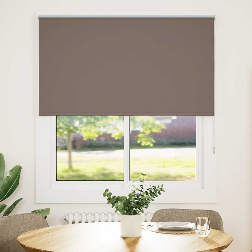 Rolgordijn verduisterend koffie 140x130 cm stofbreedte 136,6 cm is nu te koop bij PeponiXL, paradijselijk wonen!