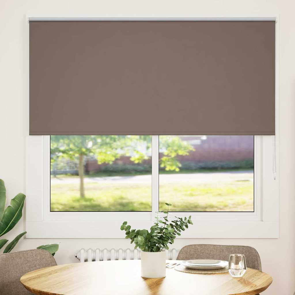 Rolgordijn verduisterend koffie 150x130 cm stofbreedte 146,6 cm is nu te koop bij PeponiXL, paradijselijk wonen!