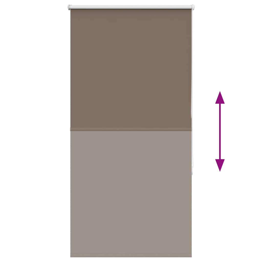 Rolgordijn verduisterend koffie 80x150 cm stofbreedte 75,7 cm is nu te koop bij PeponiXL, paradijselijk wonen!