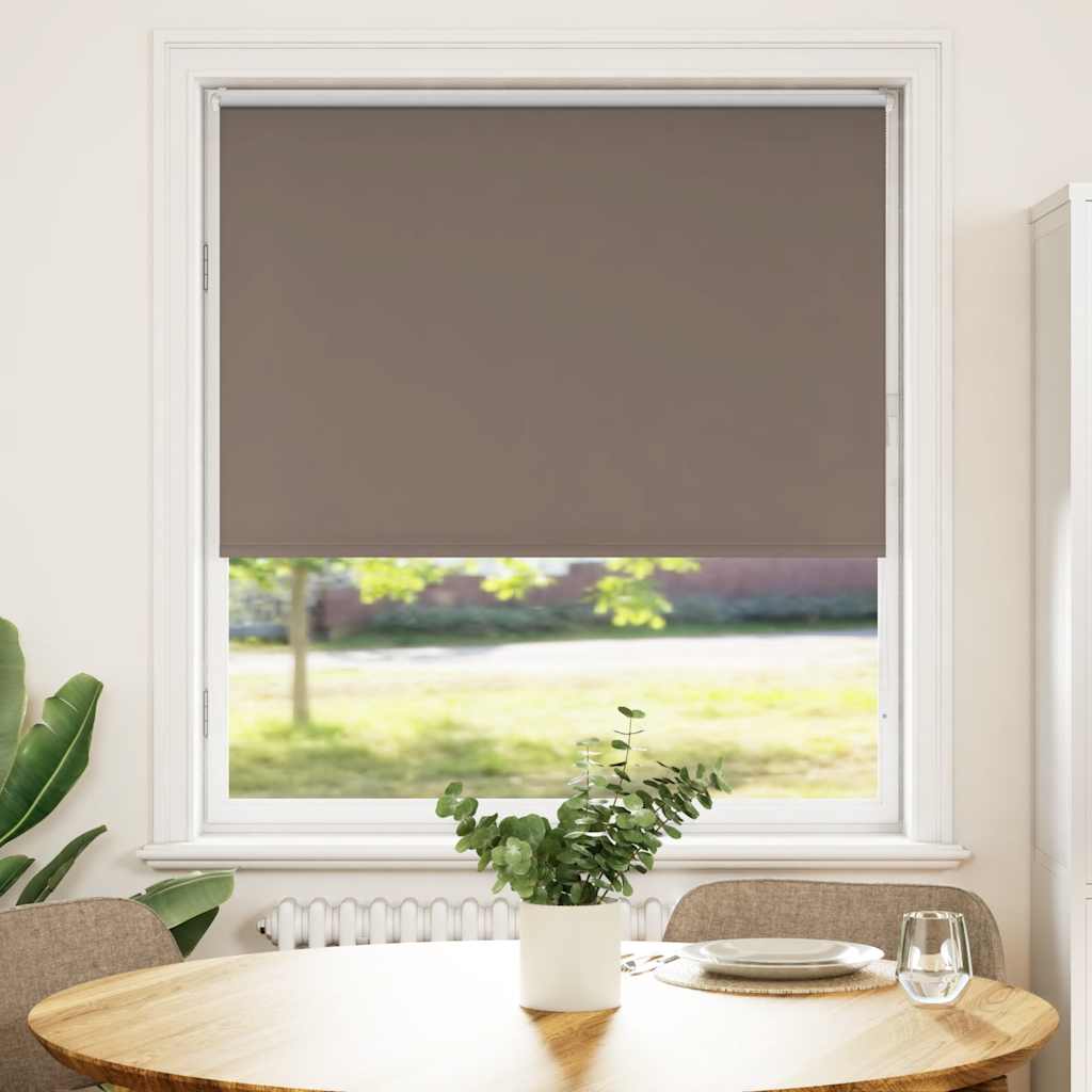 Rolgordijn verduisterend koffie 100x150 cm stofbreedte 95,7 cm is nu te koop bij PeponiXL, paradijselijk wonen!