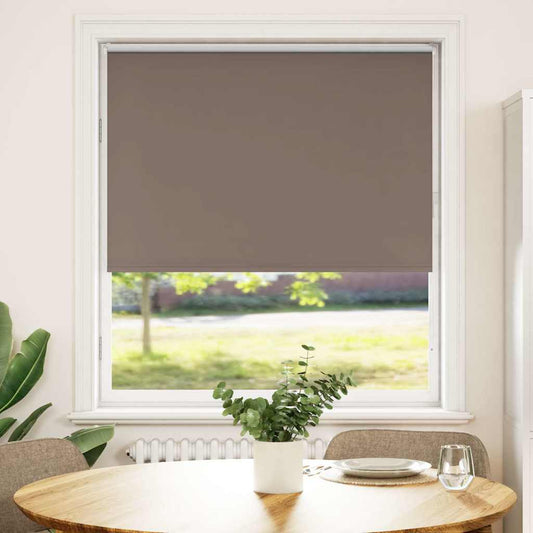 Rolgordijn verduisterend koffie 105x150 cm stofbreedte 100,7 cm is nu te koop bij PeponiXL, paradijselijk wonen!