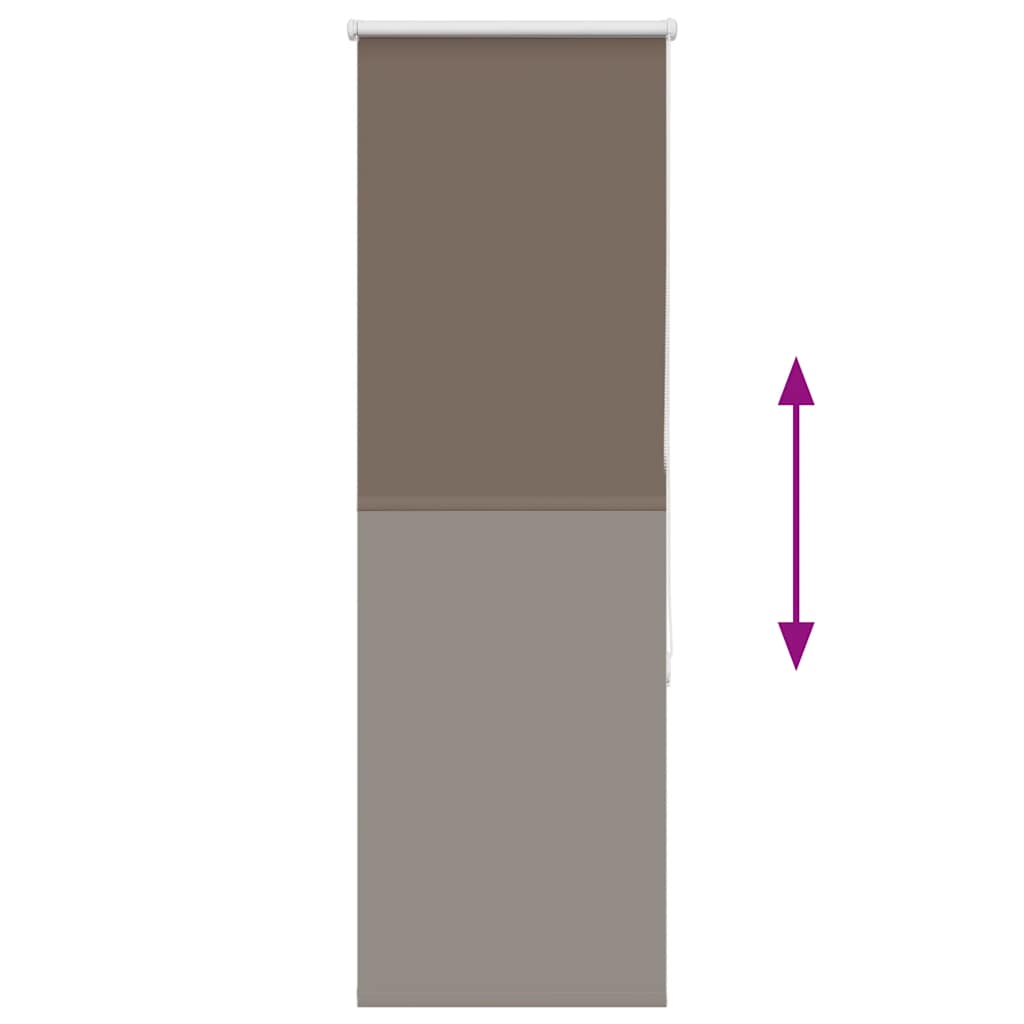 Rolgordijn verduisterend koffie 60x175 cm stofbreedte 55,7 cm is nu te koop bij PeponiXL, paradijselijk wonen!