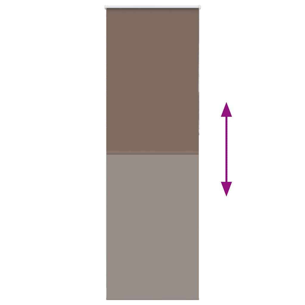 Rolgordijn verduisterend koffie 65x210 cm stofbreedte 60,7 cm is nu te koop bij PeponiXL, paradijselijk wonen!