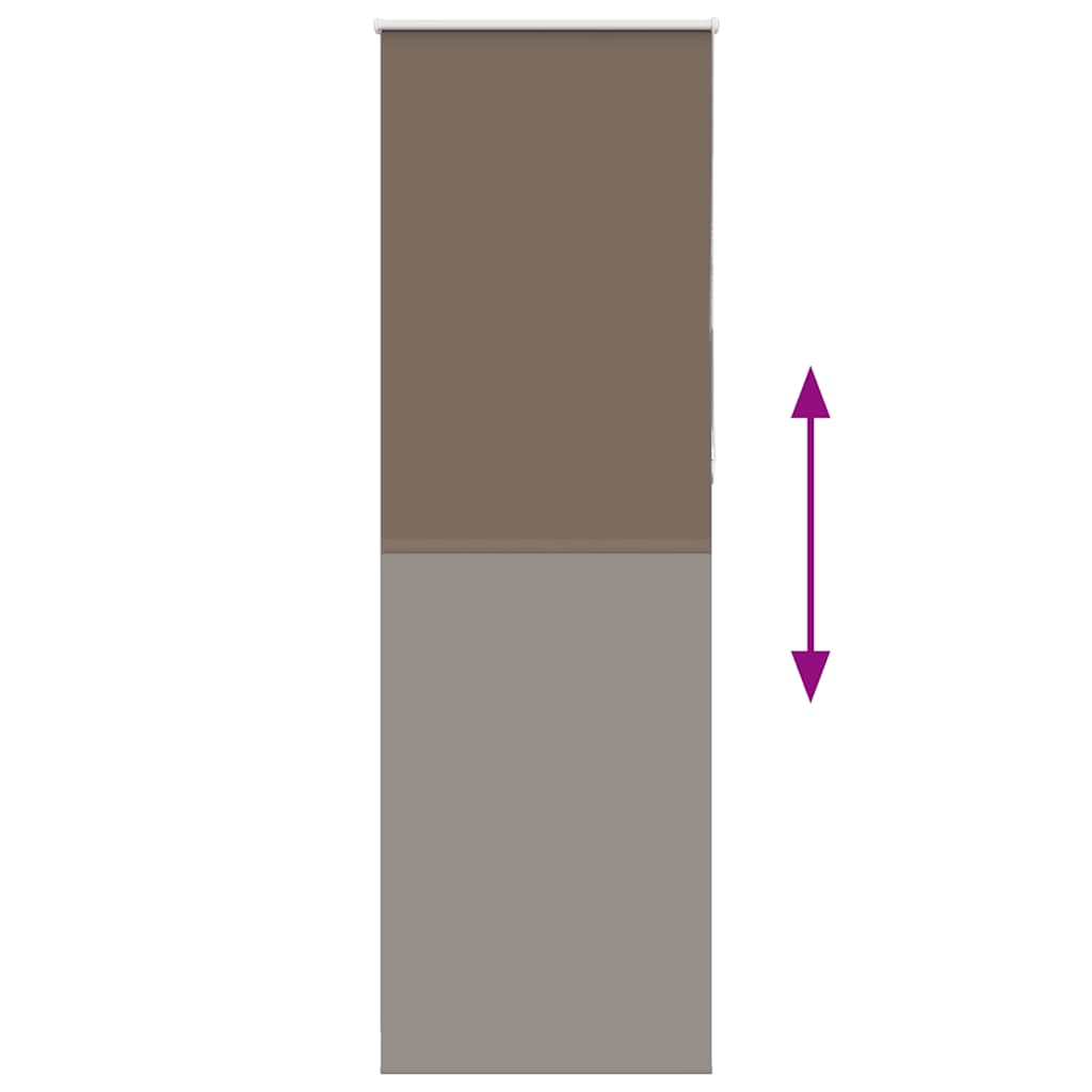 Rolgordijn verduisterend koffie 80x210 cm stofbreedte 75,7 cm is nu te koop bij PeponiXL, paradijselijk wonen!