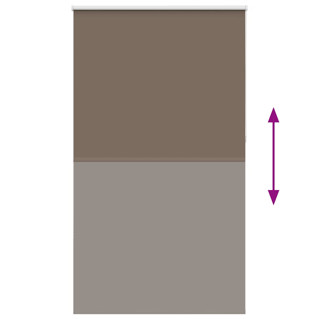 Rolgordijn verduisterend koffie 135x210 cm stofbreedte 131,6 cm is nu te koop bij PeponiXL, paradijselijk wonen!