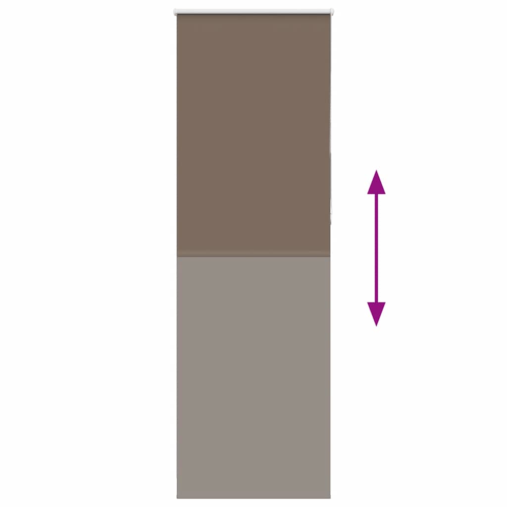 Rolgordijn verduisterend koffie 70x230 cm stofbreedte 65,7 cm is nu te koop bij PeponiXL, paradijselijk wonen!