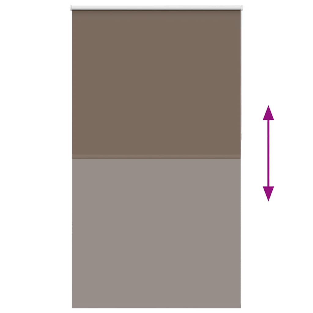 Rolgordijn verduisterend koffie 120x230 cm stofbreedte 116,6 cm is nu te koop bij PeponiXL, paradijselijk wonen!