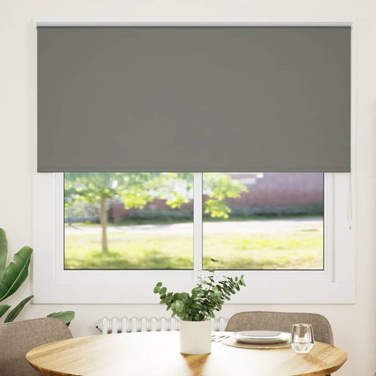 Rolgordijn verduisterend 145x130 cm stofbreedte 141,6 cm grijs is nu te koop bij PeponiXL, paradijselijk wonen!