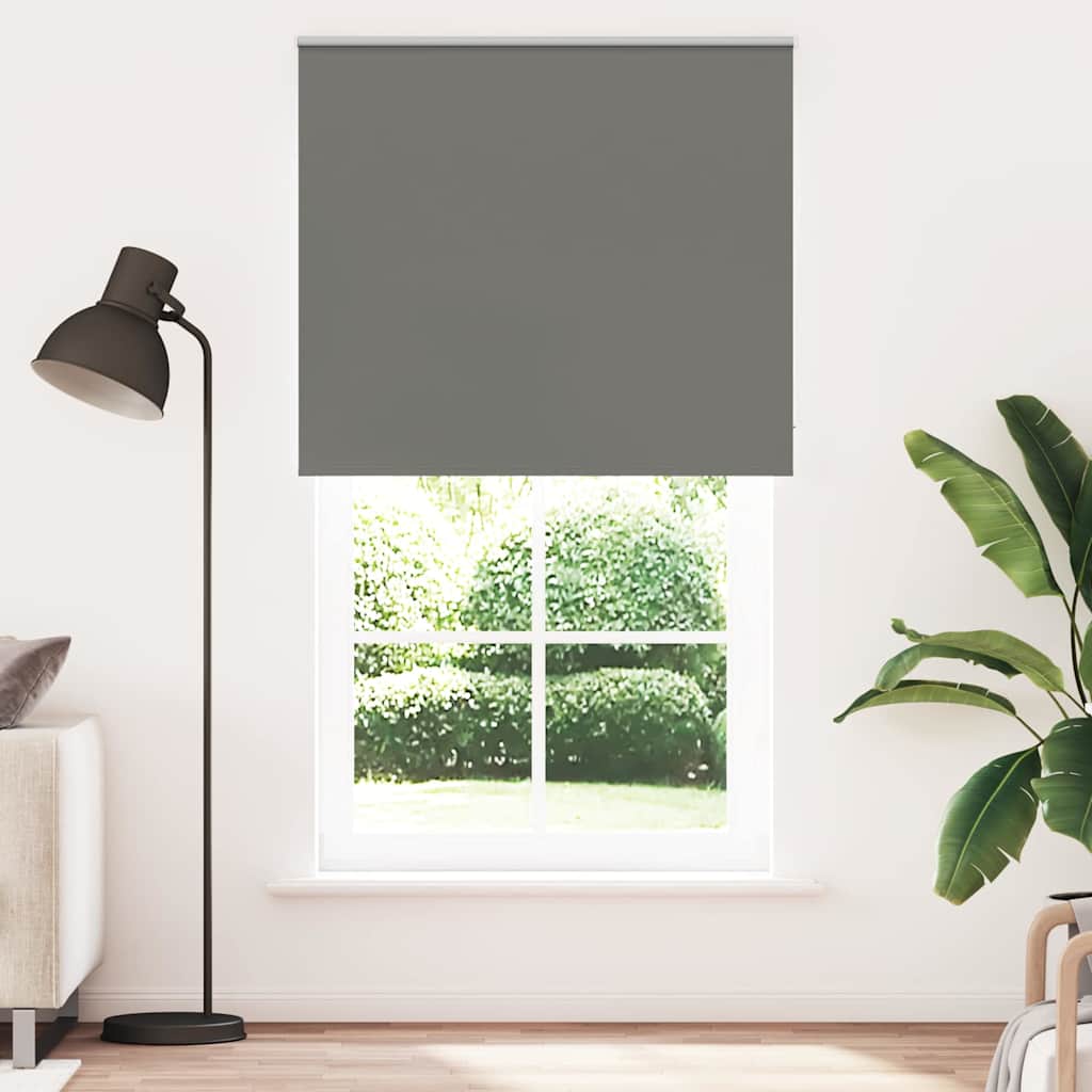 Rolgordijn verduisterend 125x230 cm stofbreedte 121,6 cm grijs is nu te koop bij PeponiXL, paradijselijk wonen!