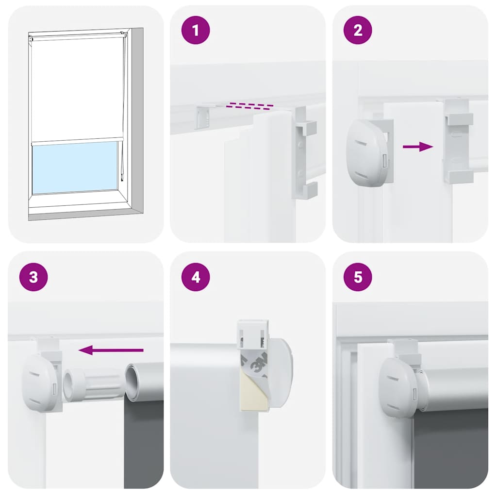 Rolgordijn verduisterend 40x130cm stofbreedte 35,7 cm polyester is nu te koop bij PeponiXL, paradijselijk wonen!