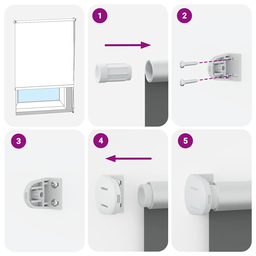 Rolgordijn verduisterend 50x175cm stofbreedte 45,7 cm polyester is nu te koop bij PeponiXL, paradijselijk wonen!